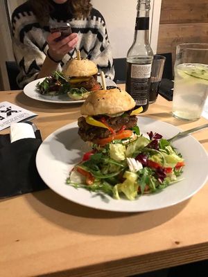 Burger at Die Küche in Brno