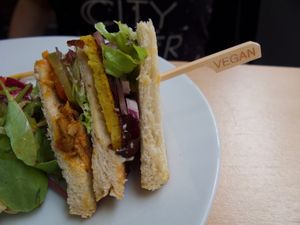 toasts at Die Küche in Brno