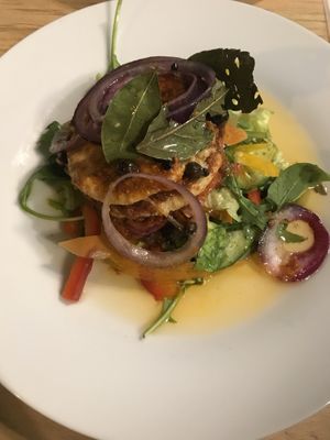 pickled cheese at Die Küche in Brno