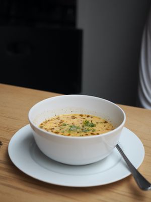 Vegan Daily Soup at Die Küche in Brno