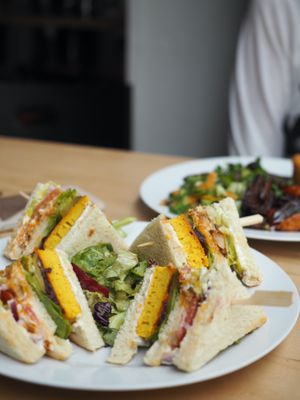 Club Sandwich at Die Küche in Brno