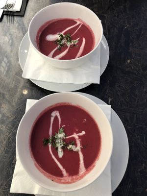 Soup of the day  at Die Küche in Brno