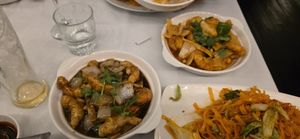 Spicy prawns. Pad thai at Hey Hey in Deal