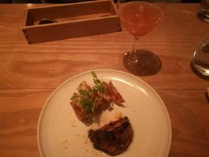 Large vegan set menu #3 best dish, delicious at Rutabaga in Stockholm