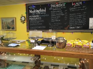 menu  at Mockingbird Cafe & Bakery in Christiansburg