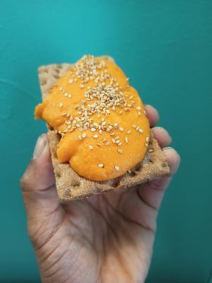 Sweet potatoes cheddar at Jonny Aldana in Barcelona