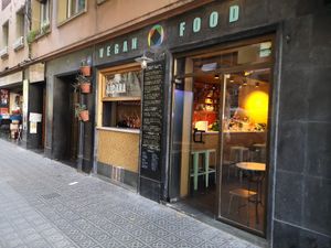 Outside at Jonny Aldana in Barcelona