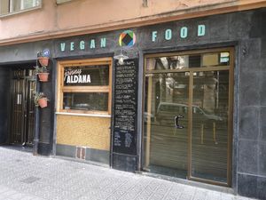 Outside at Jonny Aldana in Barcelona