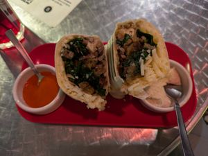 Burrito - not so flavourful at Jonny Aldana in Barcelona