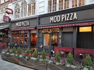 front at Mod Pizza in London