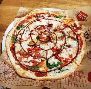 Mod Pizza (10/11/18) vegan pizza at Mod Pizza in London