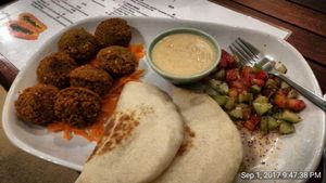 Falafel at Atmosphere in Siem Reap