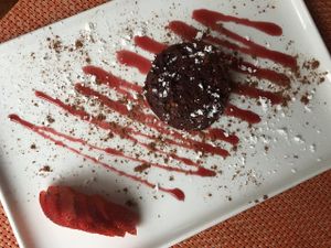 Vegan dessert at Cafe Frida in New York City