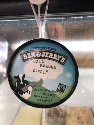 Vegan cold brewed coffee at Ben & Jerry's - Condado in Condado