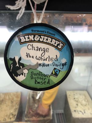 Vegan change the whirled at Ben & Jerry's - Condado in Condado