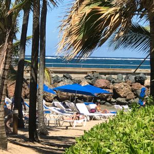 The view from the patio seating at Ben & Jerry's - Condado in Condado