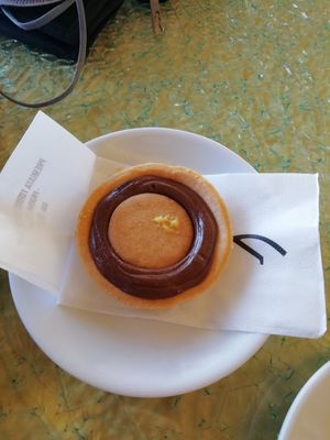 Crostatina al cioccolato (tipo Nutella) at Pasticceria Da Angelo in Selvazzano Dentro