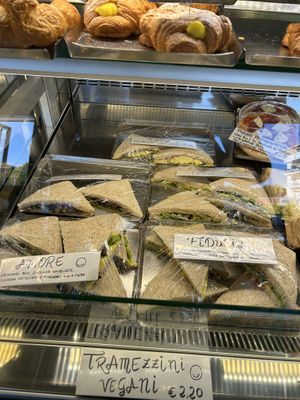 Tramezzini veg  at Pasticceria Da Angelo in Selvazzano Dentro