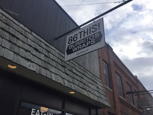 sign at 86 This in Ellsworth