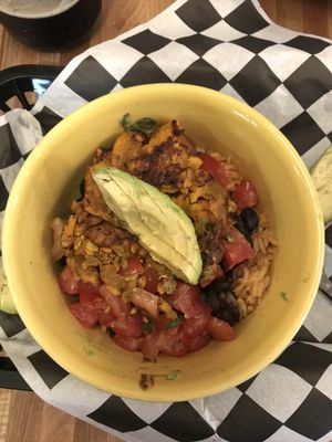 Yam I am without cheese or Crema sauce  at 86 This in Ellsworth