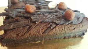 Azuk choco cake at Frolis in Barcelona