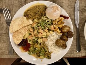   at The Poya Day Vegan Buffet in Mount Lavinia