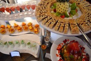 So much food! at The Poya Day Vegan Buffet in Mount Lavinia