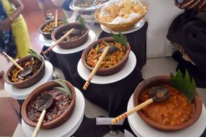 Curries! at The Poya Day Vegan Buffet in Mount Lavinia