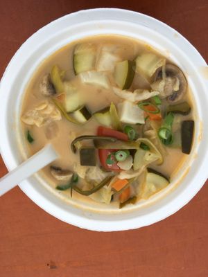 Tom Kha soup at Cosy Green in Ghent