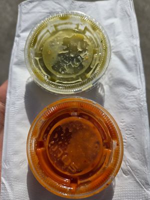 Salsa for the chips at La Charrita in Santa Clarita