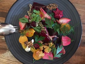 vegan degustation  at Assaggini in Mornington