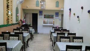 inside seating at Al Reem in Chiang Mai