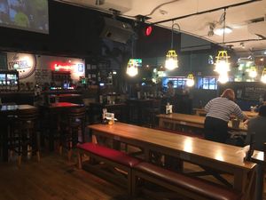 Big bar area at The Footage in Manchester