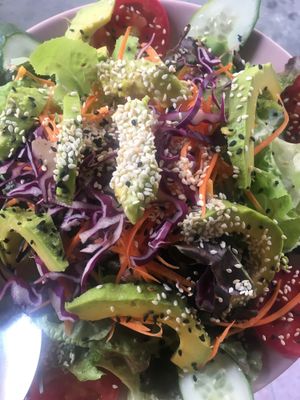 Avocado salad  at Bee Vegan in Chiang Mai