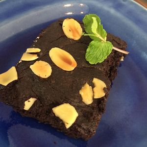 Brownie Vegan!! at Bee Vegan in Chiang Mai
