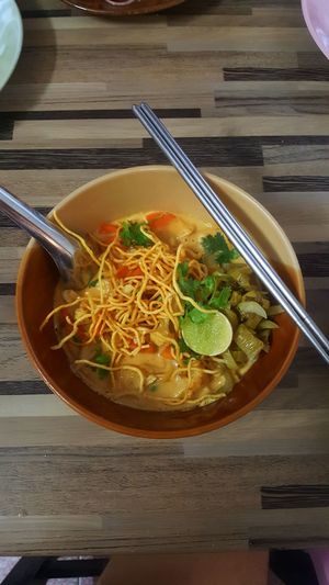 Khao Soi at Bee Vegan in Chiang Mai