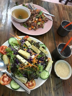Tofu salad  at Bee Vegan in Chiang Mai