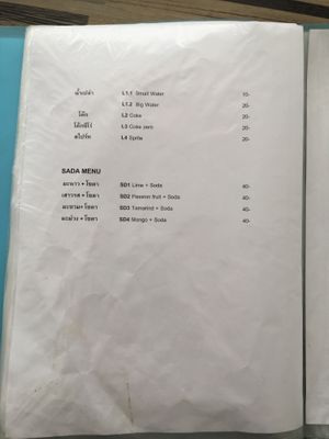 Menu9 at Bee Vegan in Chiang Mai