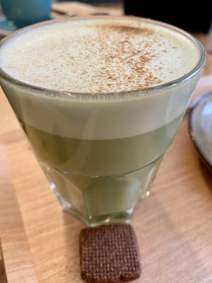 Matcha latte  at Knol & Kool Bistro & Superet in Ghent