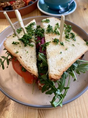 Club sandwich  at Knol & Kool Bistro & Superet in Ghent