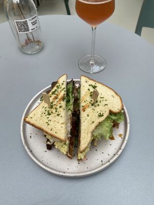 Club sandwich  at Knol & Kool Bistro & Superet in Ghent