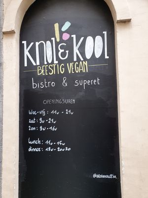 Opening times at Knol & Kool Bistro & Superet in Ghent