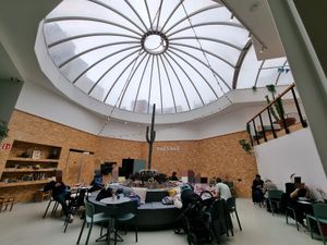 Interior back area at Knol & Kool Bistro & Superet in Ghent