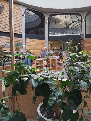 view at foodcourt at Knol & Kool Bistro & Superet in Ghent