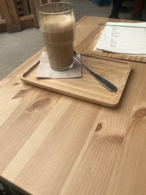 Oat latte  at Knol & Kool Bistro & Superet in Ghent