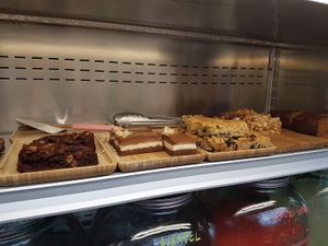 cakes for dessert at Knol & Kool Bistro & Superet in Ghent