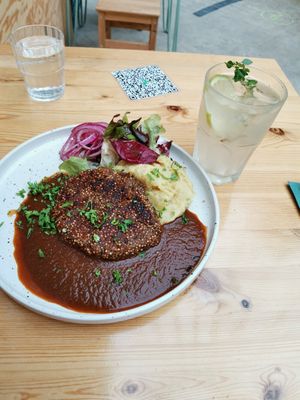 Quinoa steak - you must try 😜 at Knol & Kool Bistro & Superet in Ghent
