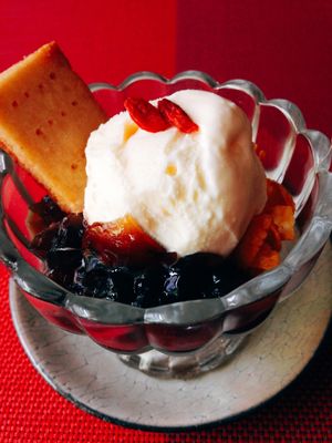 vegan ice cream at Saizencyuka anzu in Nagoya