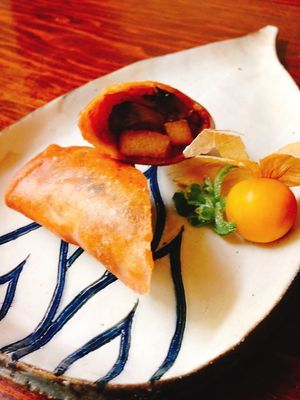 vegan spring roll at Saizencyuka anzu in Nagoya