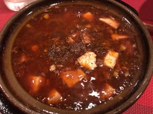 Ma-bo tofu at Saizencyuka anzu in Nagoya